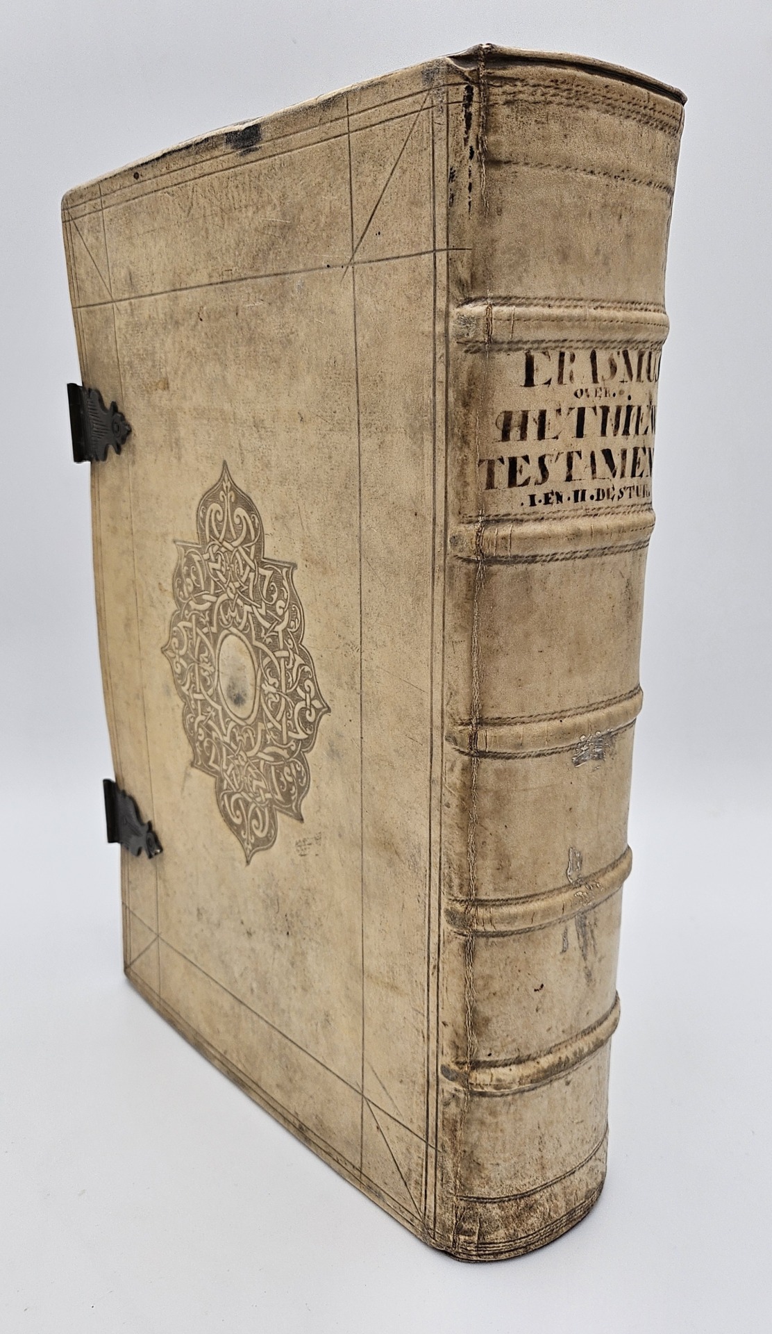 Erasmus' verklaring van het Nieuwe Testament in een fraaie band - Imagen 2