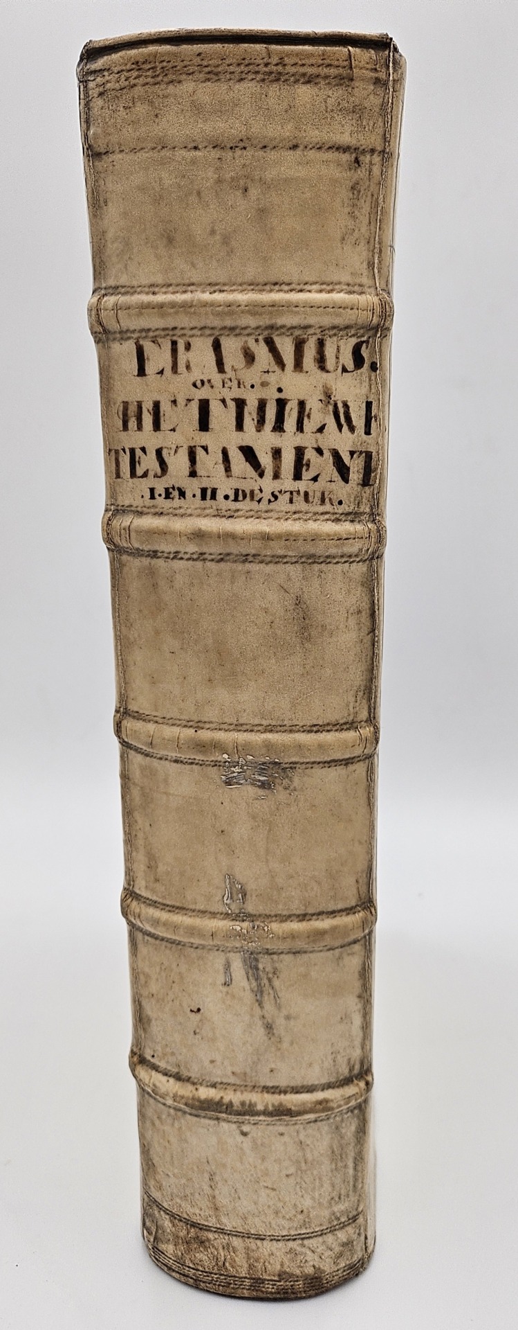Erasmus' verklaring van het Nieuwe Testament in een fraaie band - Imagen 3