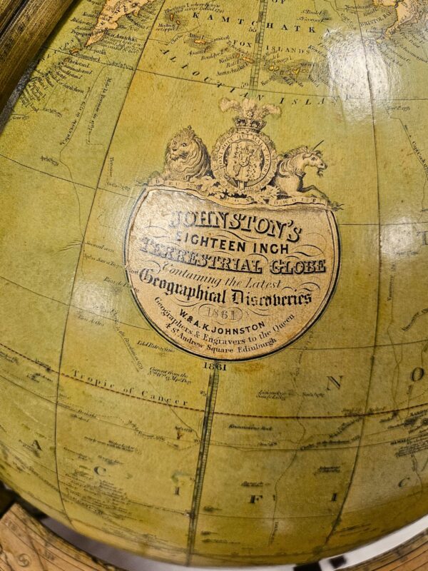 A fine and impressive Terrestrial library globe - Imagen 11