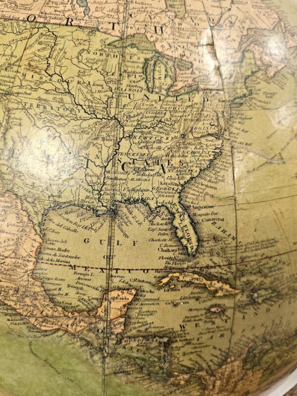 A fine and impressive Terrestrial library globe - Imagen 3