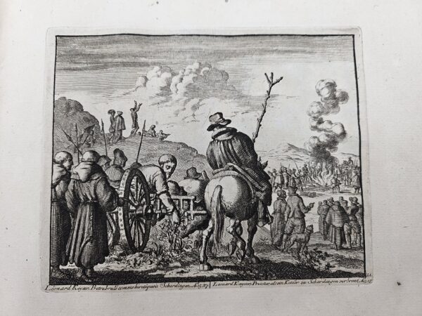 A suite of prints, representing the various martyrdoms, first produced for the MM by T.J. van Braght and now expanded - Image 16