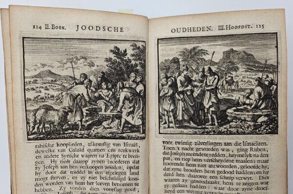 Zeer fraaie set over de historie der Joden met kaarten en gravures door Jan Luyken - Imagen 6