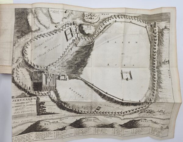Zeer fraaie set over de historie der Joden met kaarten en gravures door Jan Luyken - Imagen 10