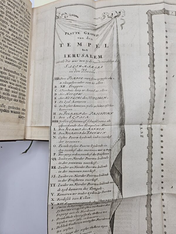 Zeer fraaie set over de historie der Joden met kaarten en gravures door Jan Luyken - Imagen 13