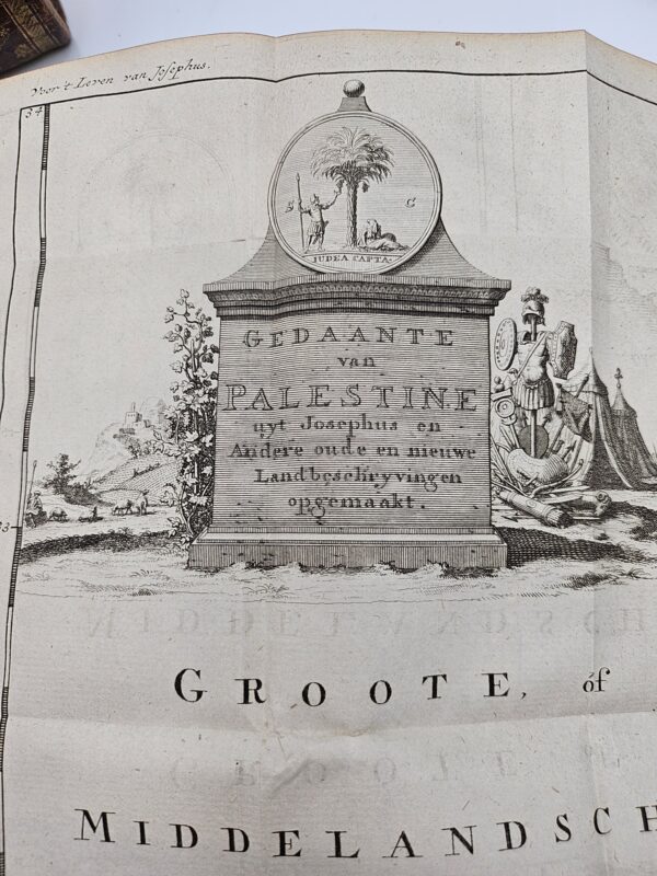 Zeer fraaie set over de historie der Joden met kaarten en gravures door Jan Luyken - Imagen 17