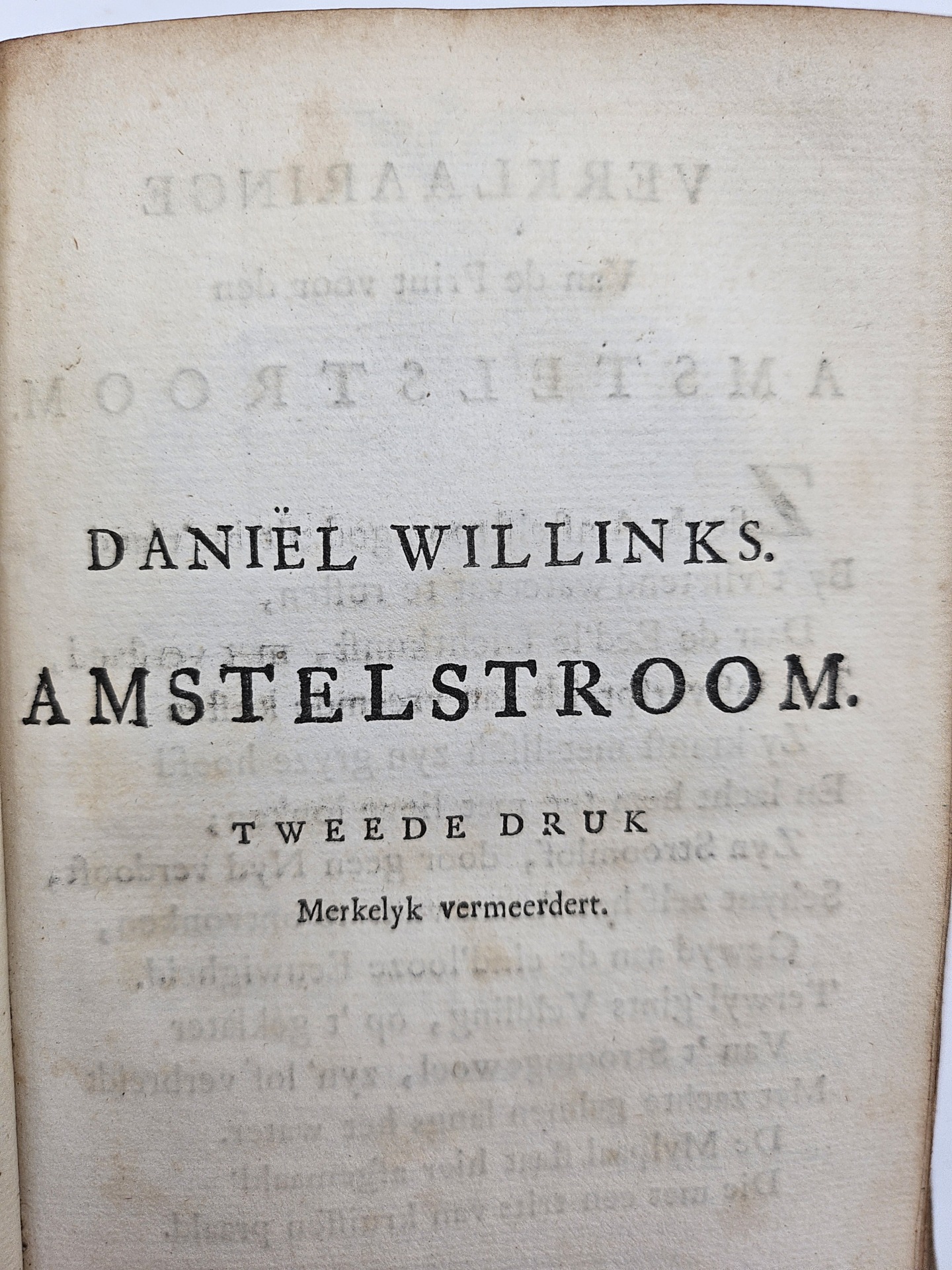 Amsteldamsche Tempe, of Nieuwe plantagie begrepen in twee boeken. Nevens den Amstelstroom. Met kopere Platen. WAARBIJ: Bloemkrans van Christeyke Liefde- en Zeededichten. WAARBIJ: Christelyke Gezangen. - Afbeelding 7
