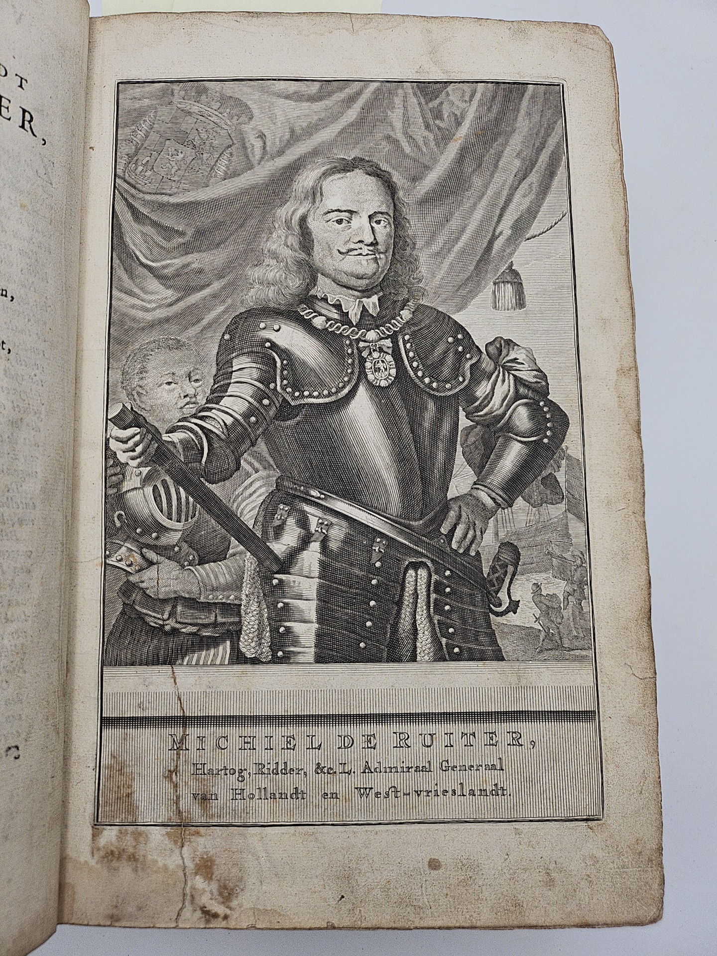 Het Leven en Bedryf van den Heere Michiel de Ruiter, Hertog, Ridder, &c. Lt. Admiraal Generaal van Hollandt en Westvrieslandt. Met kopere Plaaten verciert. Derde Druk. - Image 3