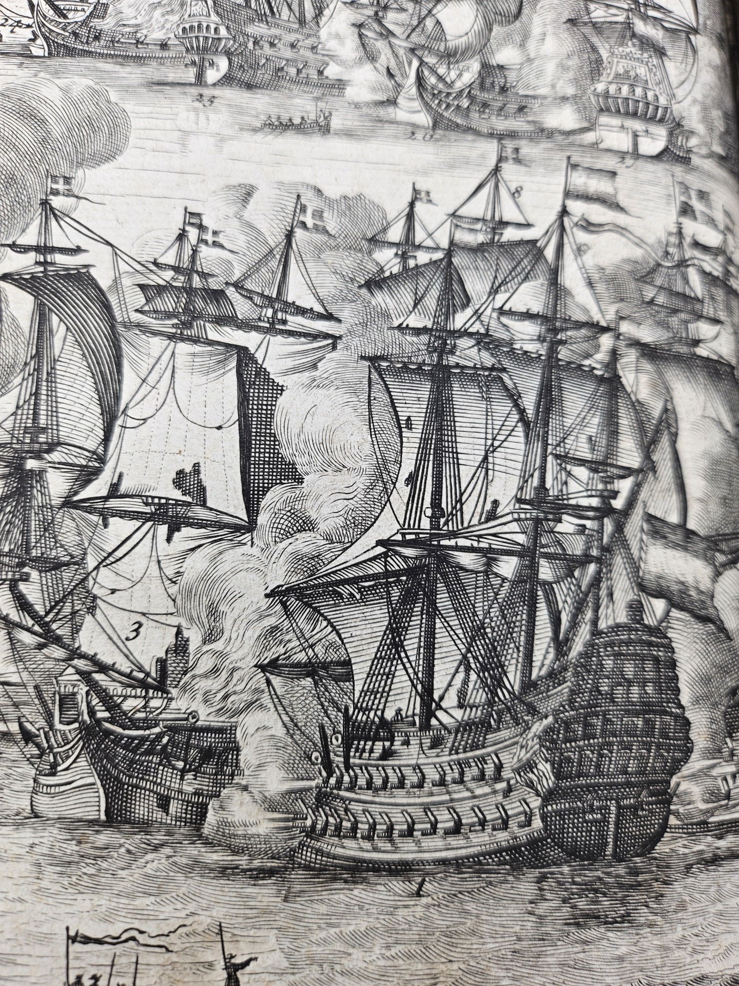 Het Leven en Bedryf van den Heere Michiel de Ruiter, Hertog, Ridder, &c. Lt. Admiraal Generaal van Hollandt en Westvrieslandt. Met kopere Plaaten verciert. Derde Druk. - Image 10