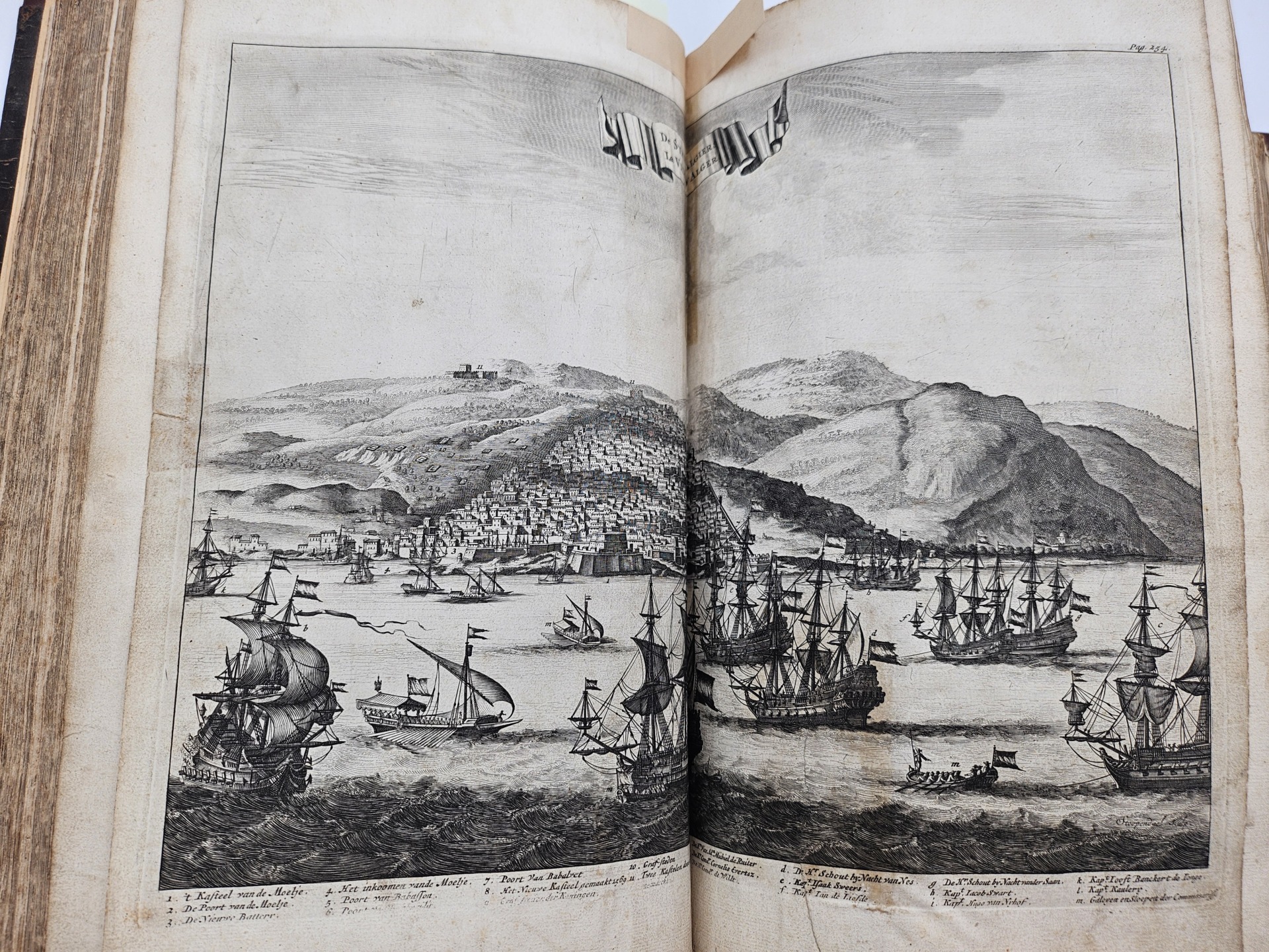 Het Leven en Bedryf van den Heere Michiel de Ruiter, Hertog, Ridder, &c. Lt. Admiraal Generaal van Hollandt en Westvrieslandt. Met kopere Plaaten verciert. Derde Druk. - Image 12