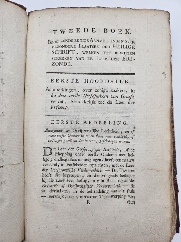 De Leer der Erfzonde Verdeedigd. Vertaald en uitgegeeven door Marinus van Werkhoven, met eene aanprijzende Voorrede van den zeleerwaardigen zeergeleerden heere Joh. Conr. Appelius. - Image 5